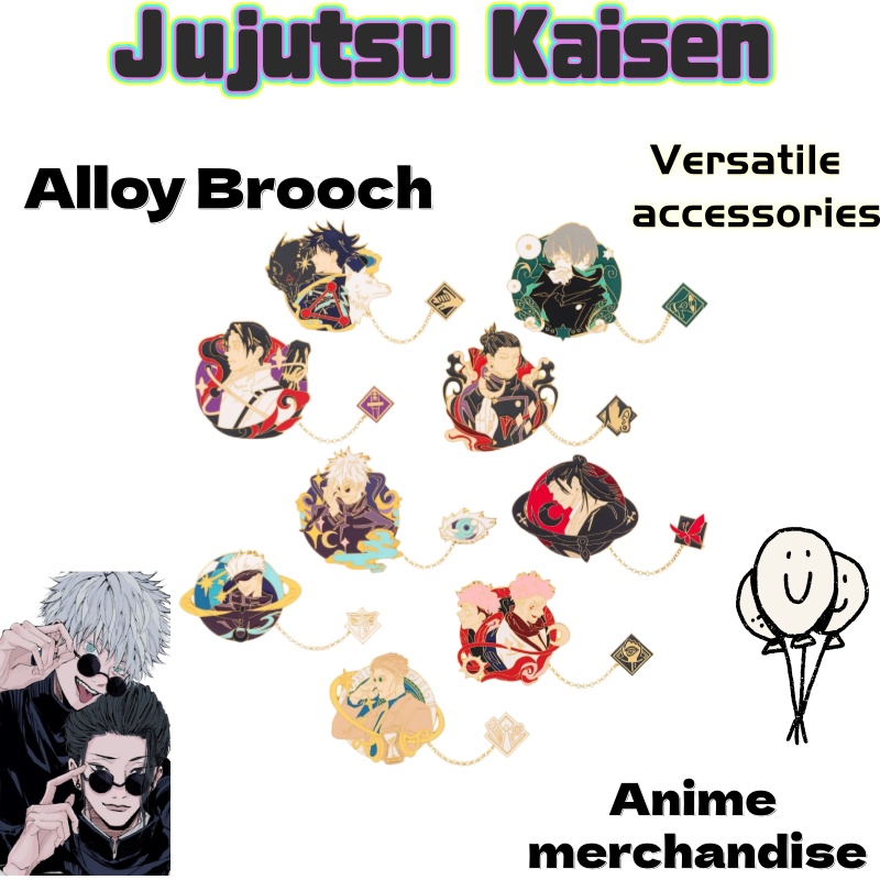 Gojo Anime Merchandise - Jujutsu Kaisen Creative Merchandise Alloy Pin