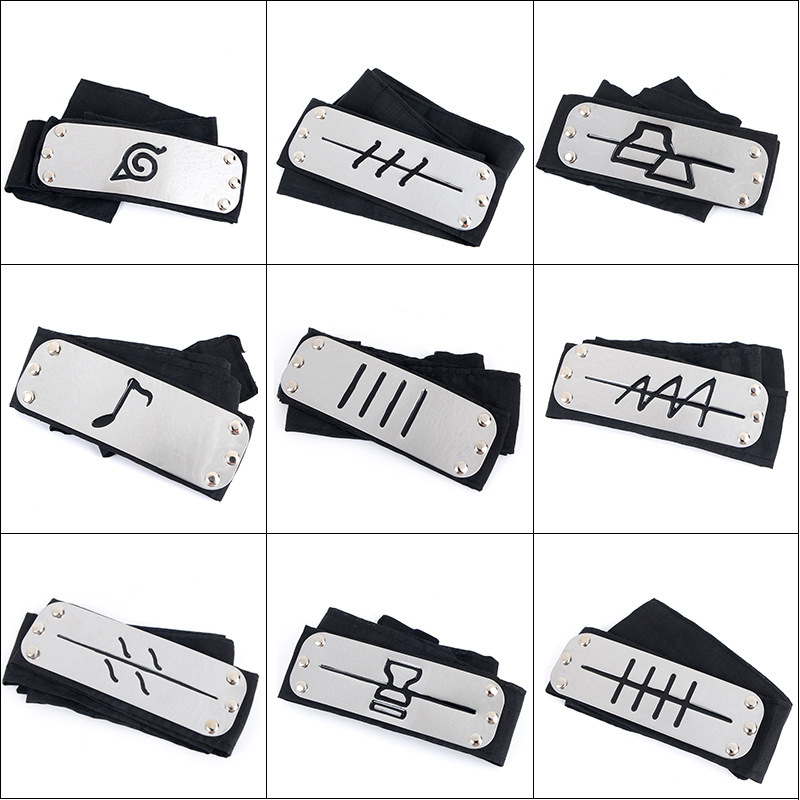 Rare Anime Merchandise - Anime Kakashi Headband Cosplay Costumes Accessories