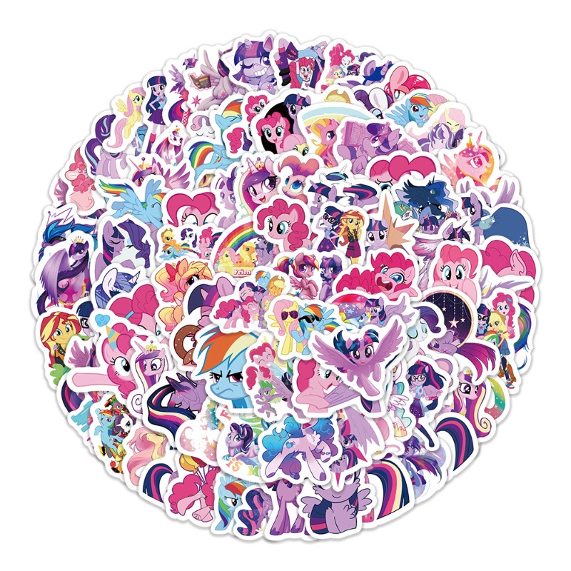 100pcs Cartoon My Little Ponys - огляд і ціна Anime Merchandise Usa