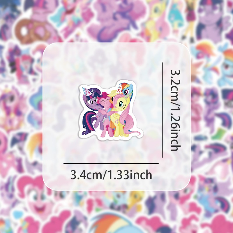 100pcs Cartoon My Little Ponys - огляд і ціна Anime Merchandise Usa