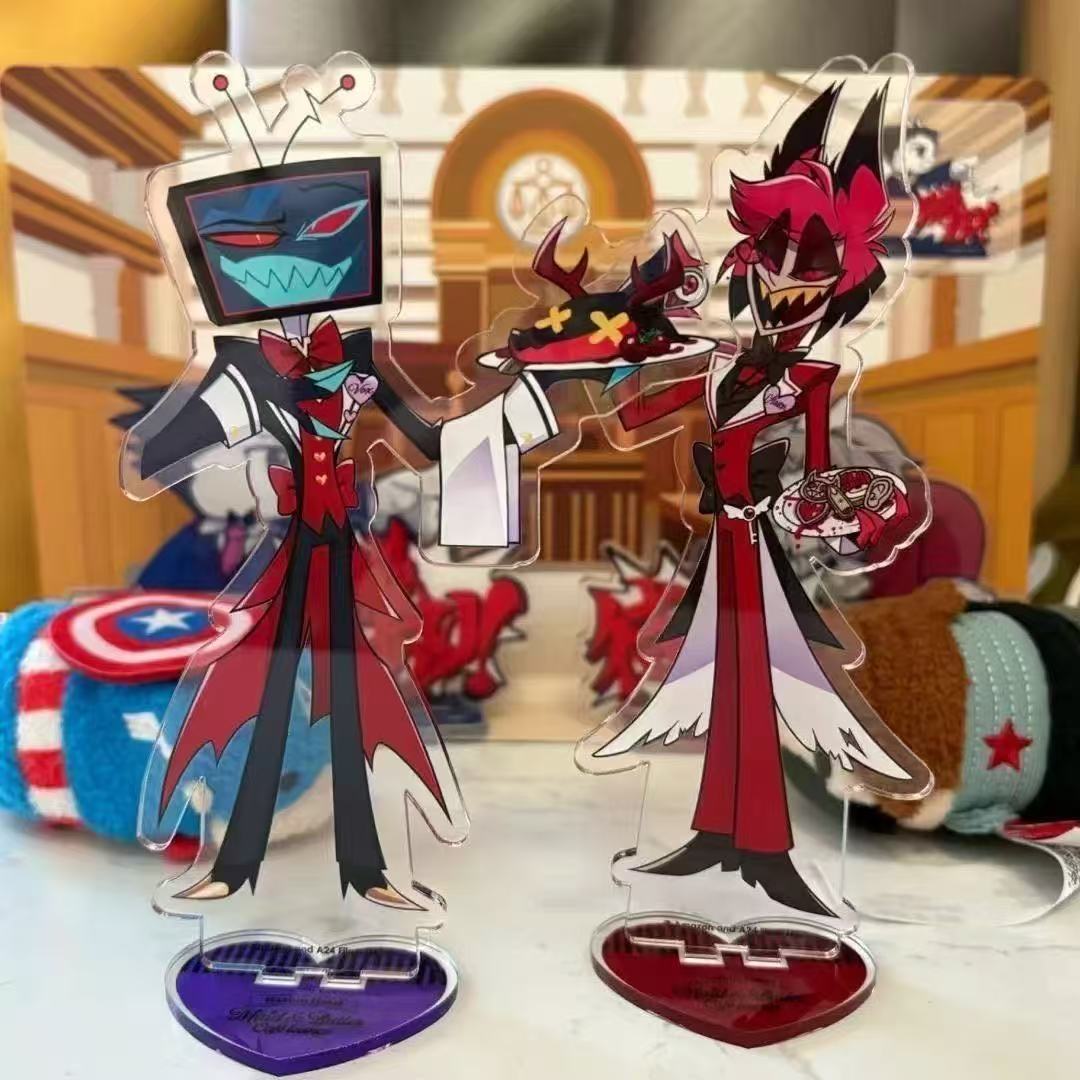 2pcs Hazbin Anime Peripherals  - огляд і ціна Anime Manga Merchandise