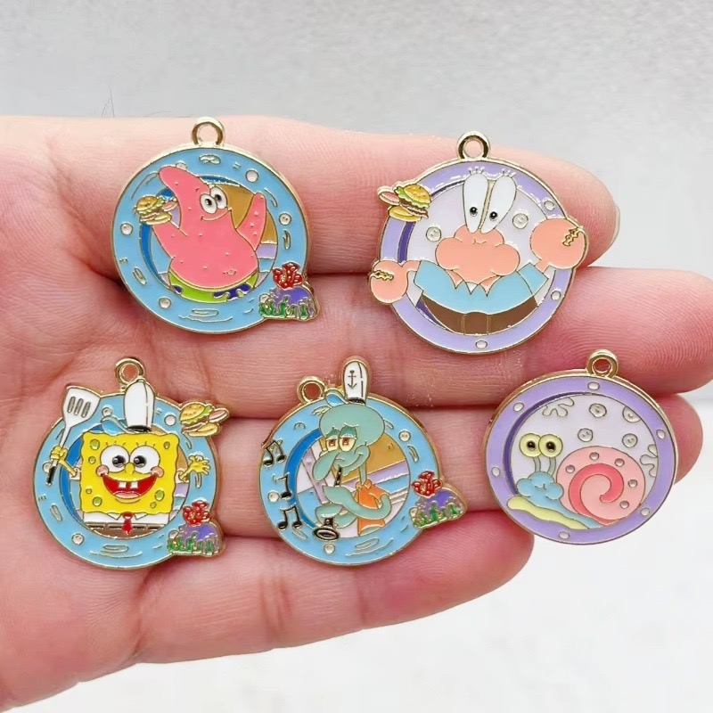 10pcs cartoon anime alloy oil  - огляд і ціна Anime Merchandise Accessories