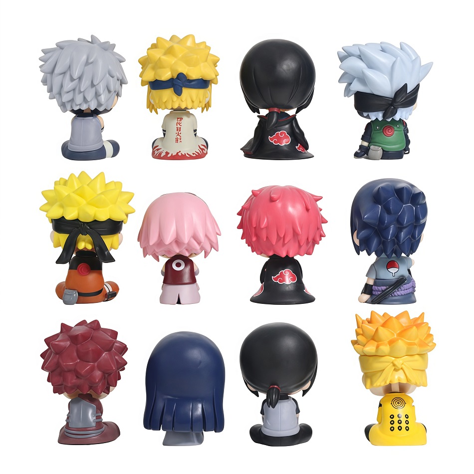 12Pcs Naruto Shippuden Anime Q - огляд і ціна Rare Anime Merchandise